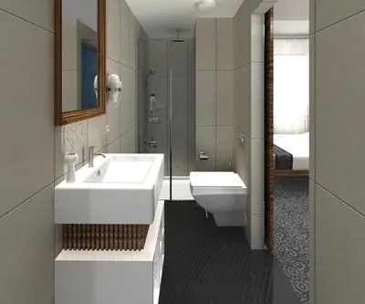a bathroom with a white sink and a toilet at Hotel Yenibosna in Istanbul