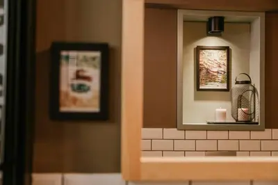 a bathroom with a mirror and a sink at Galadoo Suites 3rd Floor in Istanbul