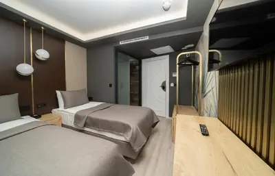 a bedroom with two beds at Fama Karaköy in Istanbul