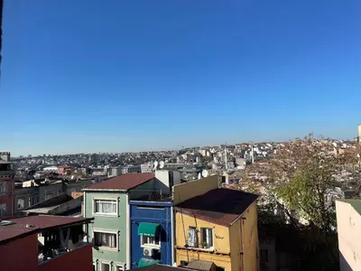 a view of a city from a building at Asteria House in Istanbul