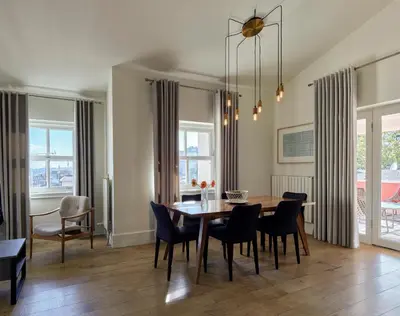 a dining room with a table and chairs at Casa Di Bava Suites by TCH in Istanbul