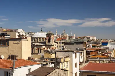 a view of a city with buildings and mosques at The First Ottoman Dream in Istanbul