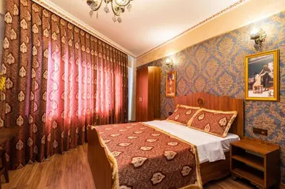a bedroom with a bed in a room at The First Ottoman Dream in Istanbul