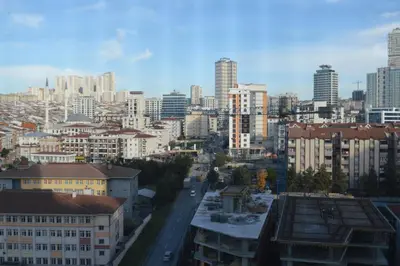 a city view of a city with tall buildings at King Suite SS18 in Istanbul