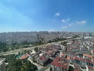 an aerial view of a city with buildings at King Suite AE4 in Istanbul