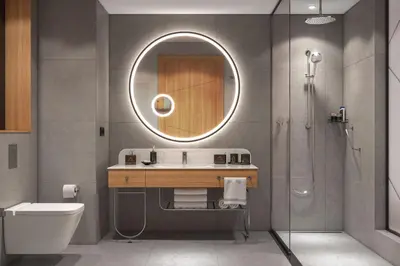 a bathroom with a sink and a mirror at Sheraton Istanbul Esenyurt in Istanbul