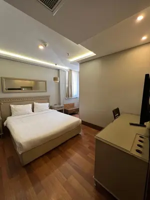 a hotel room with a bed and a desk at Grand Star Hotel Bosphorus & Spa in Istanbul