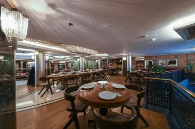 a restaurant with tables and chairs in a room at Grand Star Hotel Bosphorus & Spa in Istanbul