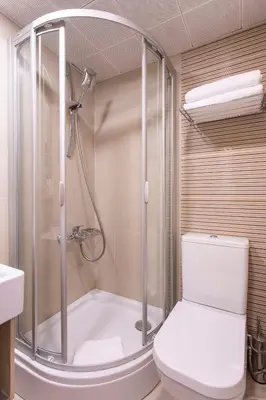 a bathroom with a shower and a toilet at Radisson Hotel Istanbul Sultanahmet in Istanbul