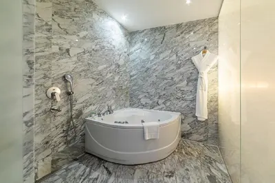 a bathroom with a bath tub in a room at Hotel Saint Sophia in Istanbul
