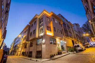 a building on the side of a street at A'la Sofia Hotel İstanbul in Istanbul