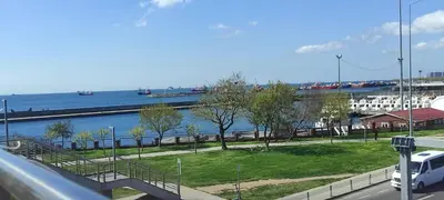 a view of a river from a balcony of a building at fafsuitehome in Istanbul