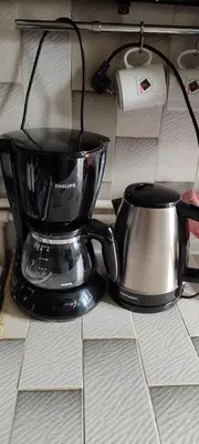 a black and silver appliance on a counter at Nur home 2 in Istanbul