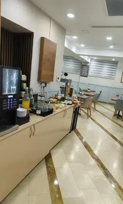 a kitchen with a counter with food on it at Imagine Istanbul - Sultanahmet in Istanbul