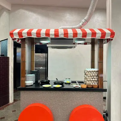 a kitchen with a counter with food on it at Hotel Sapphire in Istanbul
