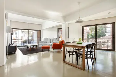a living room with a table and chairs at NOA - Ali Hoca 6 in Istanbul