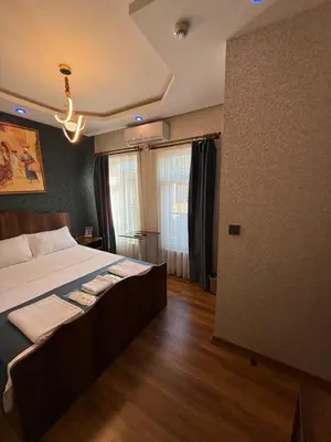 a bedroom with a large bed in a room at La Vien Hotel Old City in Istanbul