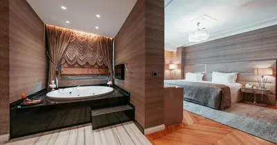 a hotel room with a bed and a bath tub at Hotel De Reve Galata-Special Class in Istanbul