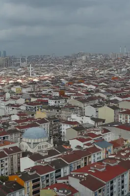 a view of a city with houses and buildings at Classic Suite MS34 in Istanbul