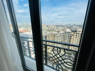 a view of a city from a window at GANİGAR alibeyköy in Istanbul